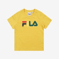 Fila Colorful Round - Tytön Poolopaita - Keltainen | FI-45265